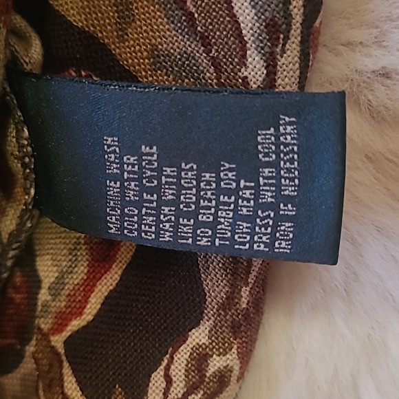 RL Dark Floral Linen Pants 4P Ralph Lauren - Picture 5 of 12